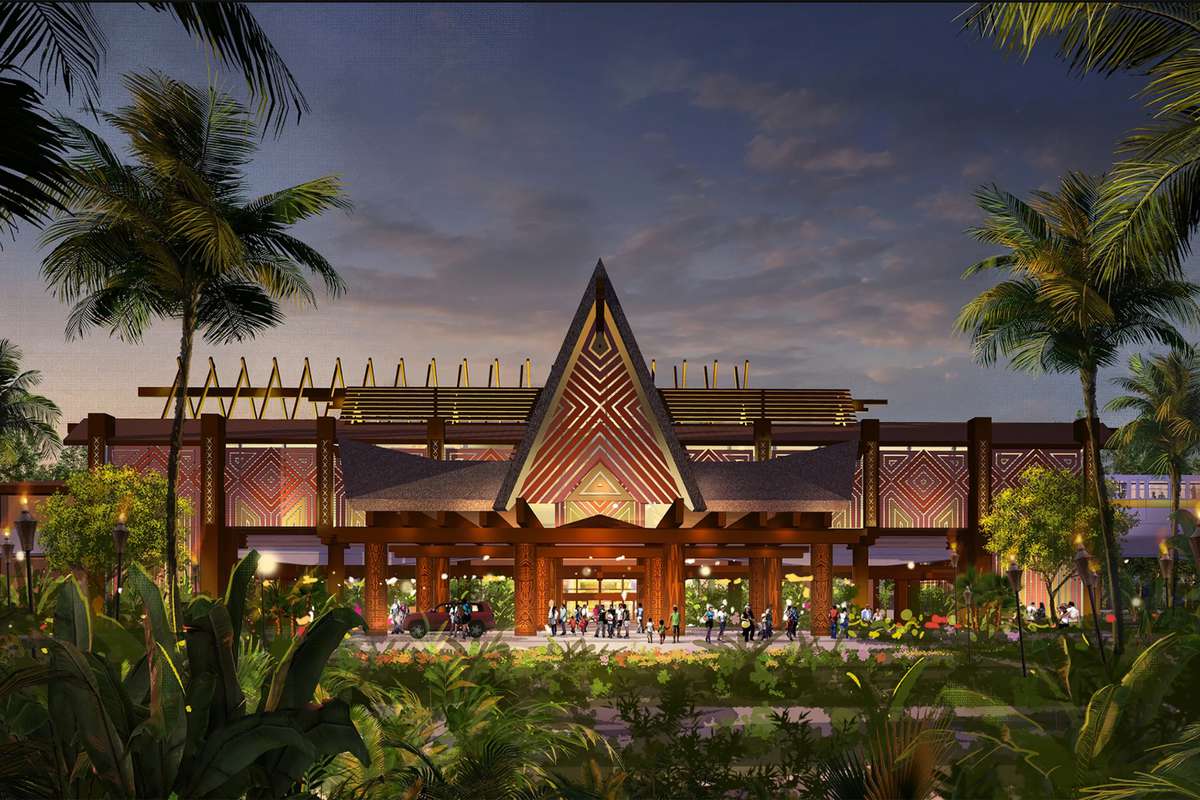 Reimagined Porte Cochere at Disney’s Polynesian Village Resort
