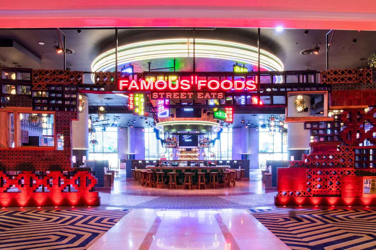 Famous Foods Street Eats food court at Resorts World Las Vegas