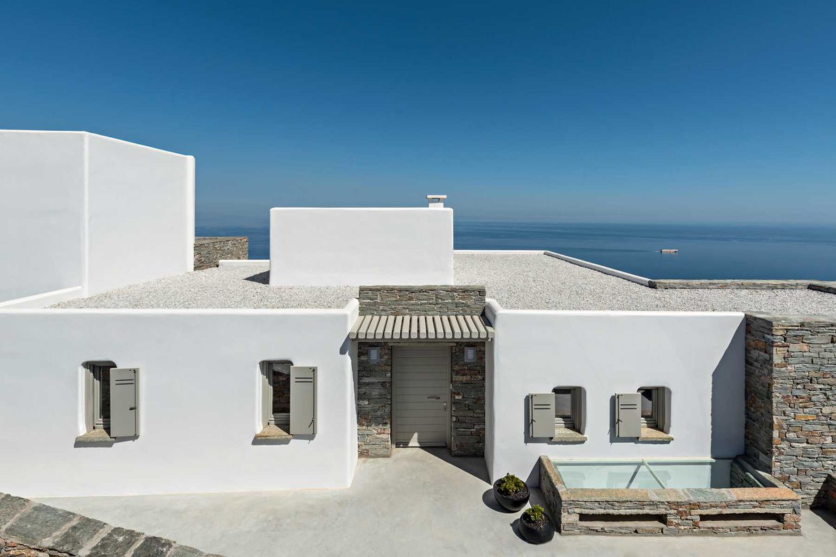 A rental villa on the island of Kea, in Greece