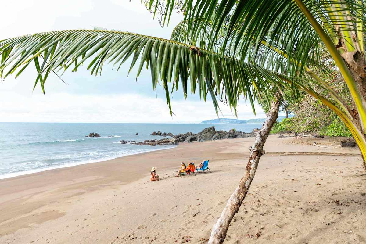 Beach at La Paloma Lodge in Costa Rica