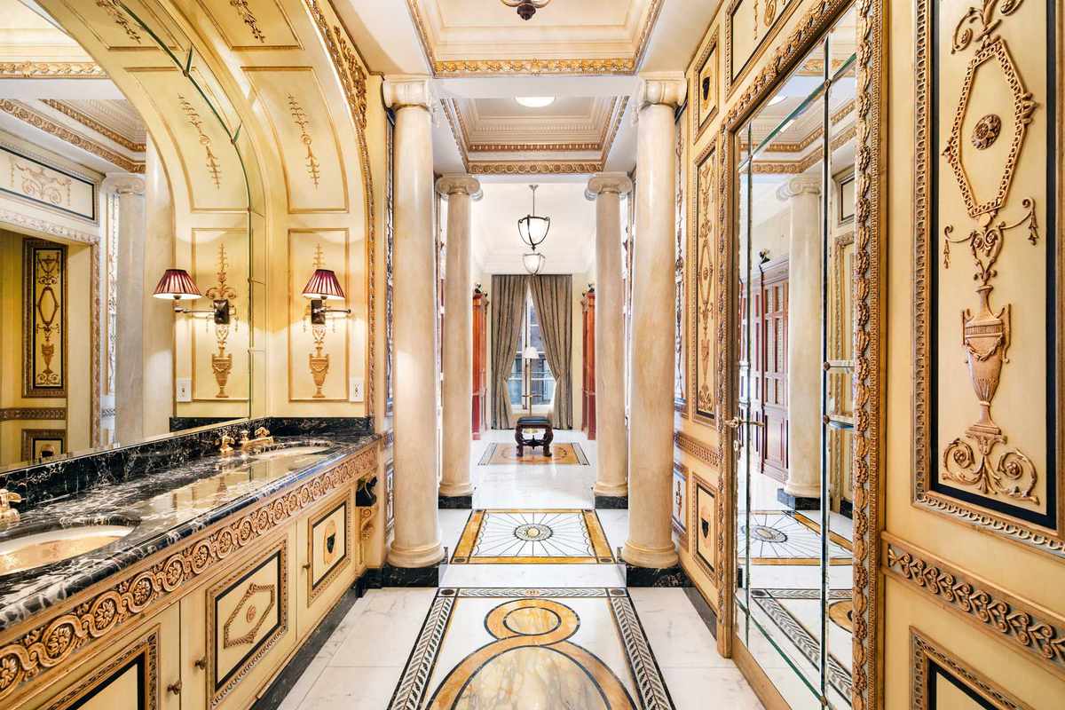Bathroom in Versace Mansion in New York City