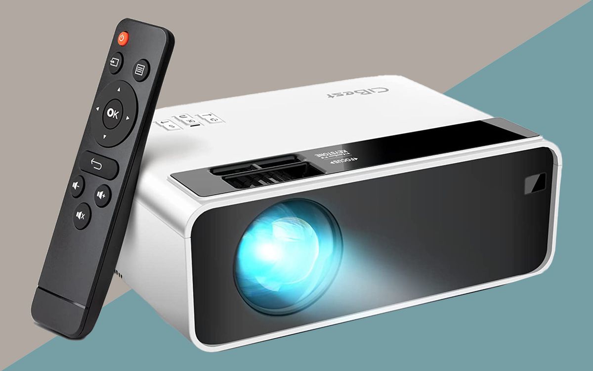 Mini Projector, 2022 Upgraded CiBest Video Projector Outdoor Movie Projector