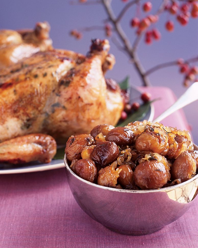 Roasted Chicken with Chestnuts
