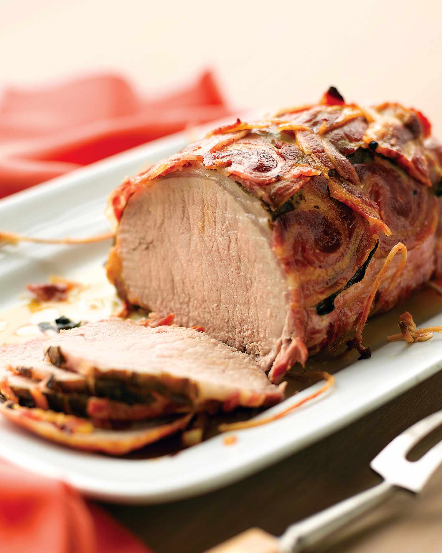 Roast Pork Loin with Pancetta and Sage