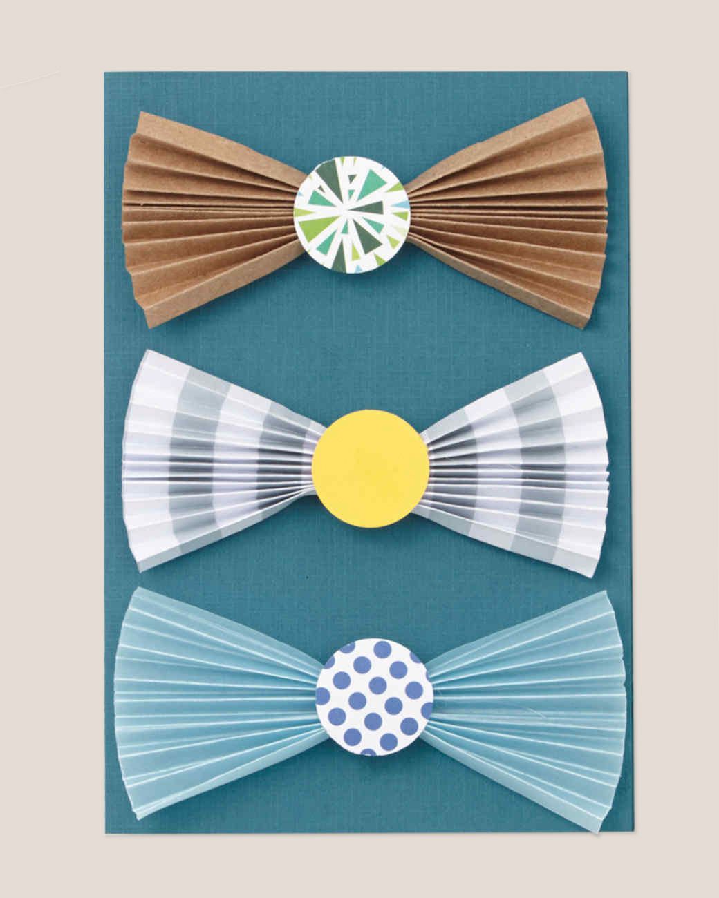bow tie craft card fathers day