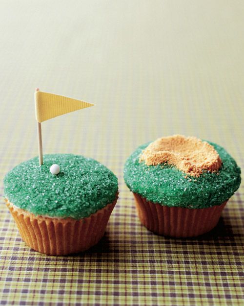 Father's Day Tee-Time Cupcakes