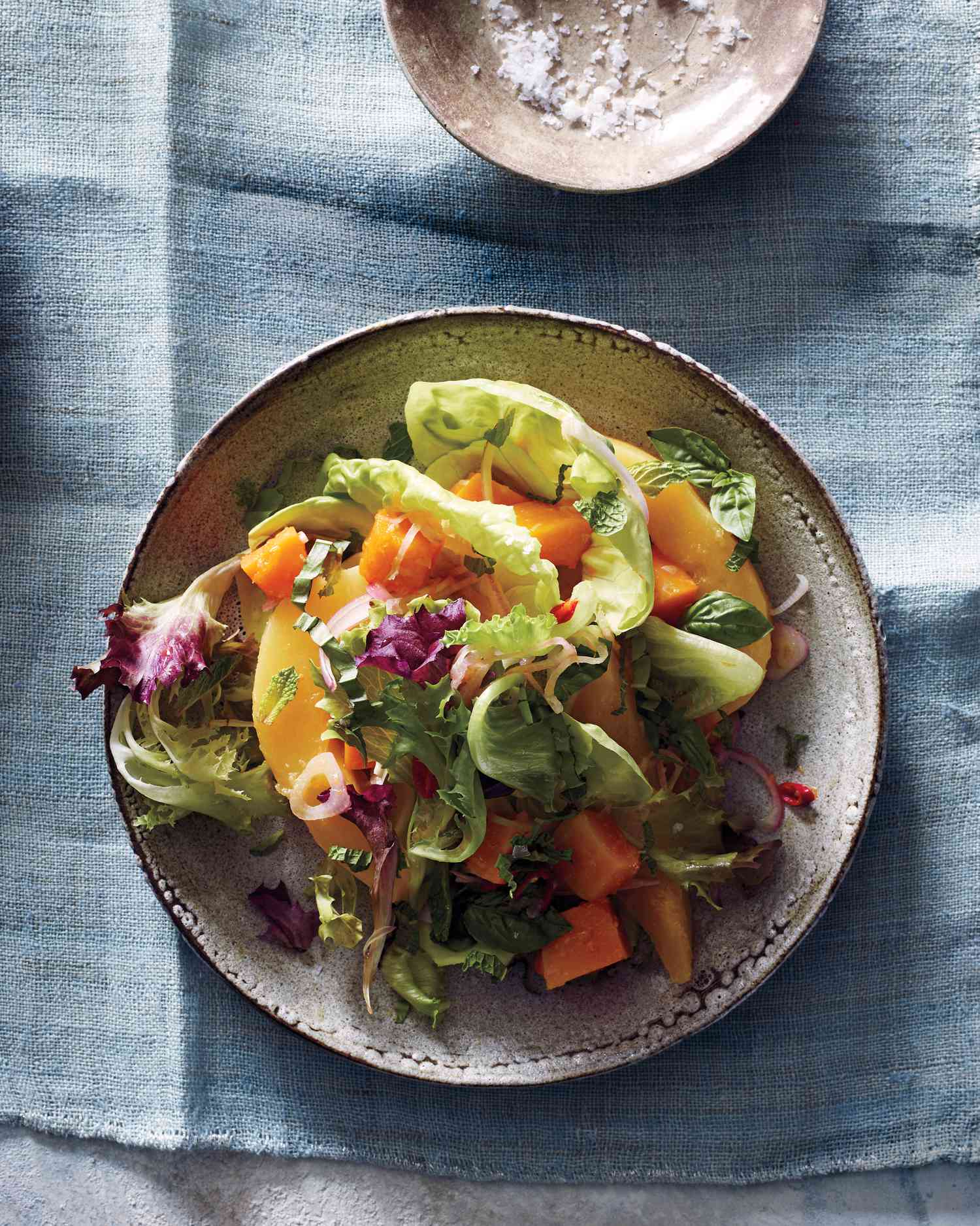 Spicy Squash Salad with Ginger-Lime Dressing