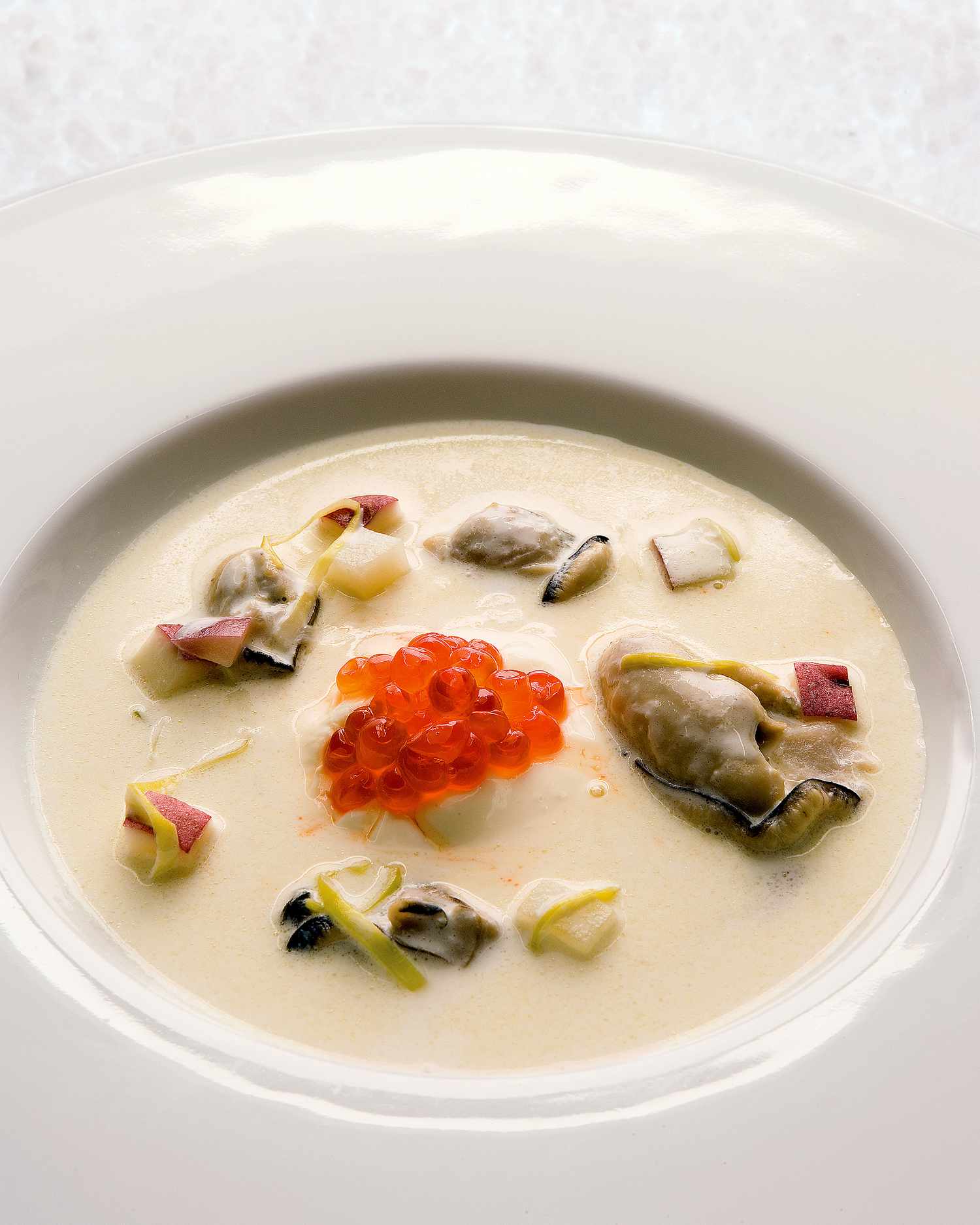 Oyster Stew with Caviar