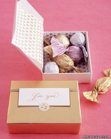 Foil-Wrapped Candy Favors