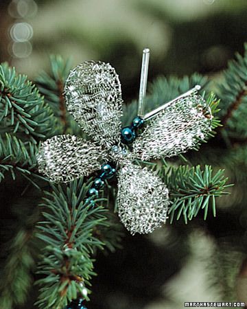 Beaded Butterfly Ornaments