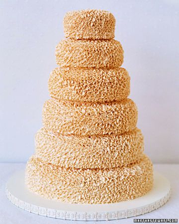 Loose Petal Wedding Cake