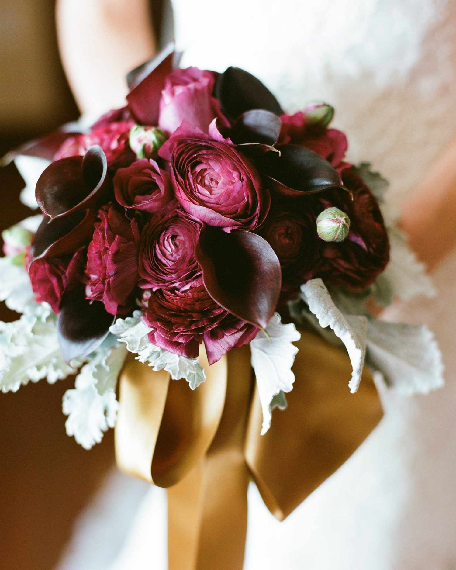 17 Piece Package Wedding Bridal Bouquet Silk Flower PLUM SANGRIA WINE RUSTIC 