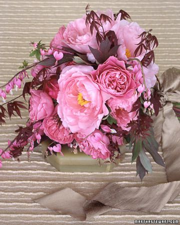 Bouquet With Peonies and Roses