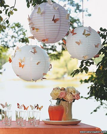 Butterfly Paper Lanterns