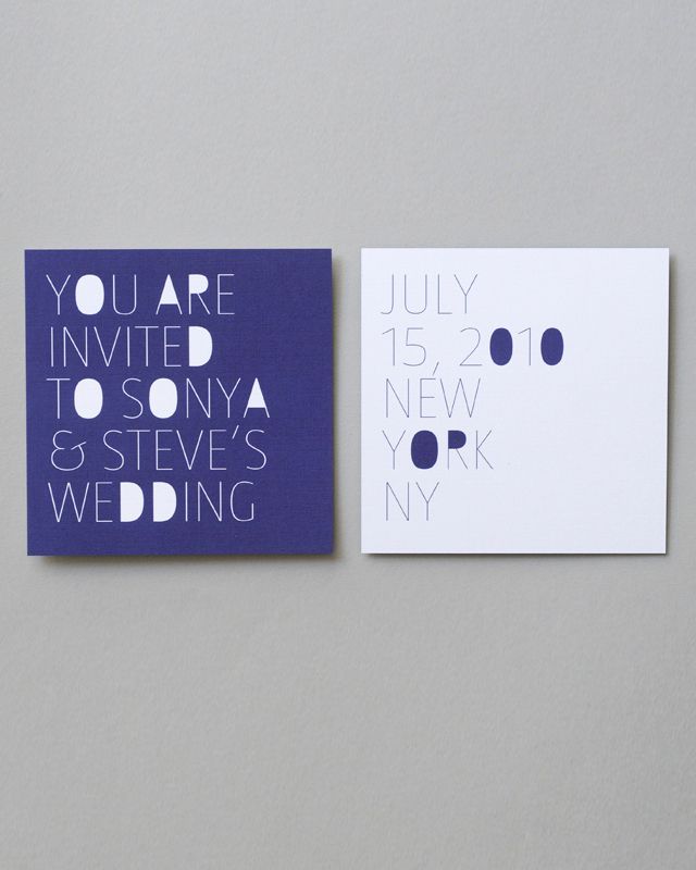 Modern Save-the-Date
