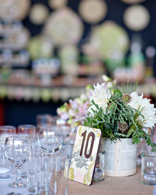 Rustic Table Card