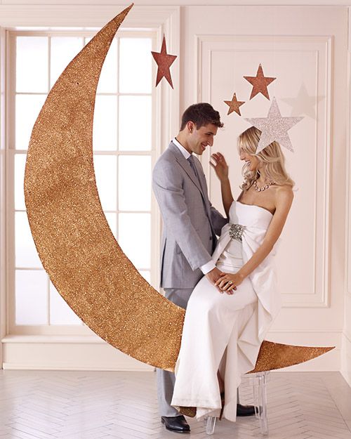 Crescent-Moon and Star Photo Booth