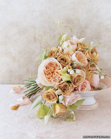 Pink, Peach, and Gold Bouquet
