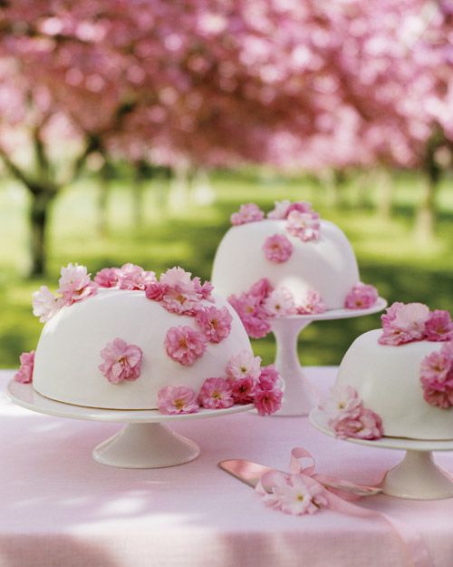Cherry Blossom Wedding Cakes