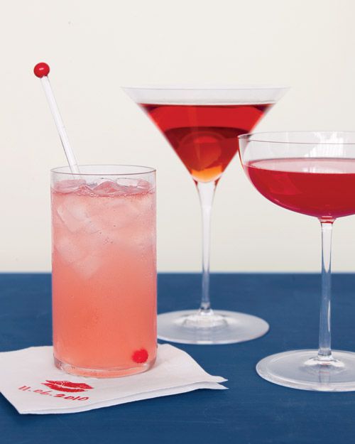 Sweet Pink and Red Drinks