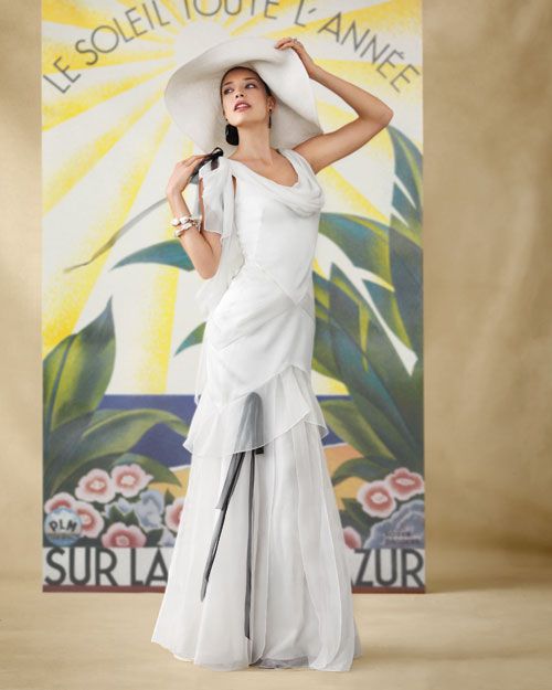 Wedding Dress Inspired by the Cote d'Azur