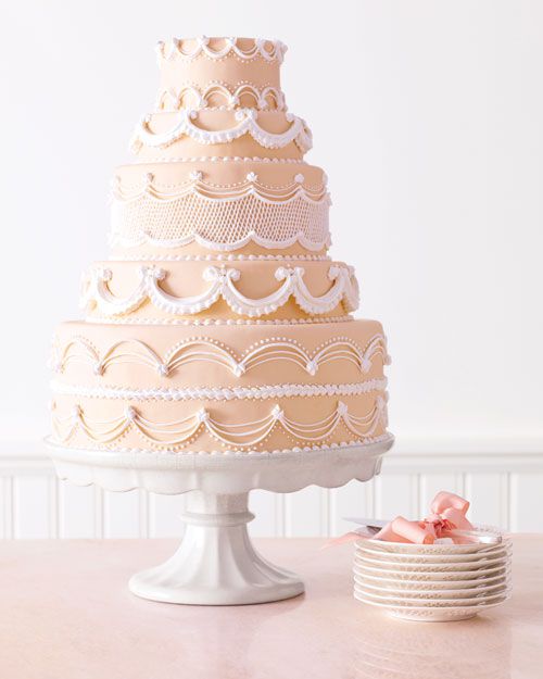 Piped Wedding Cake