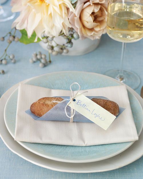 Baked Place Cards