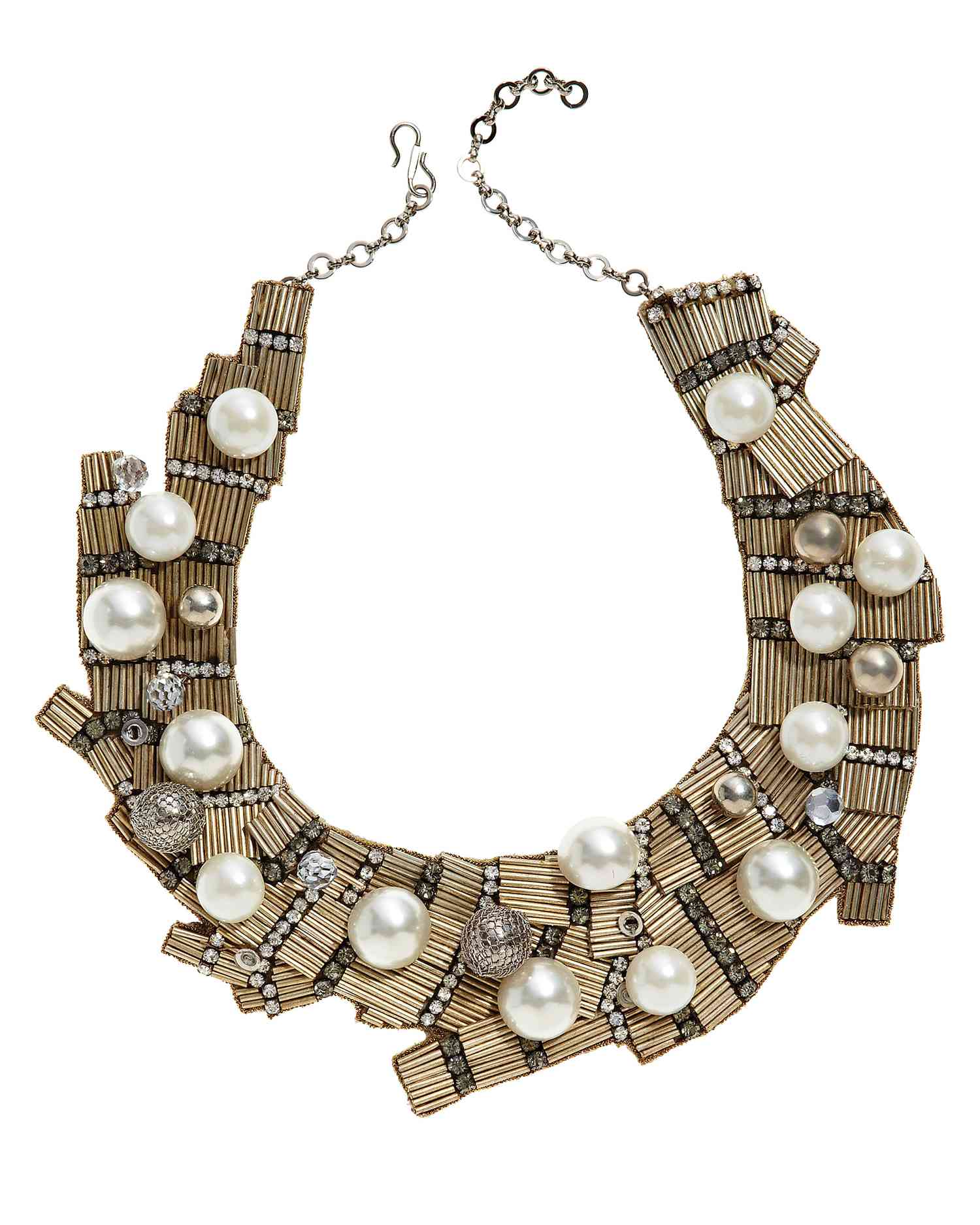 Necklace with Gold Beads