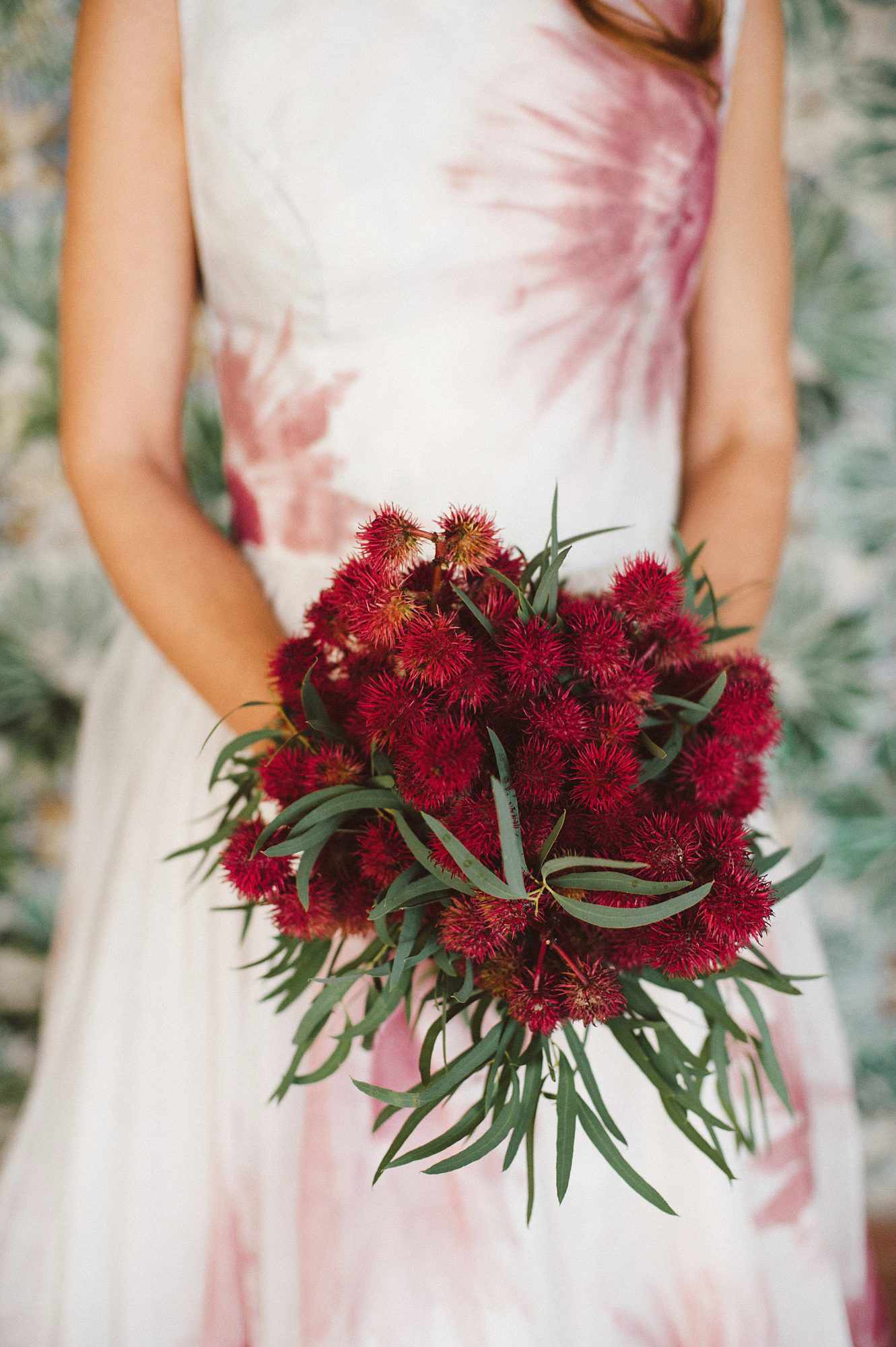 Red Bridesmaid Bouquet