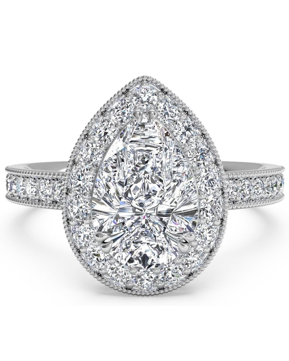 Ritani Pear-Cut Engagement Ring
