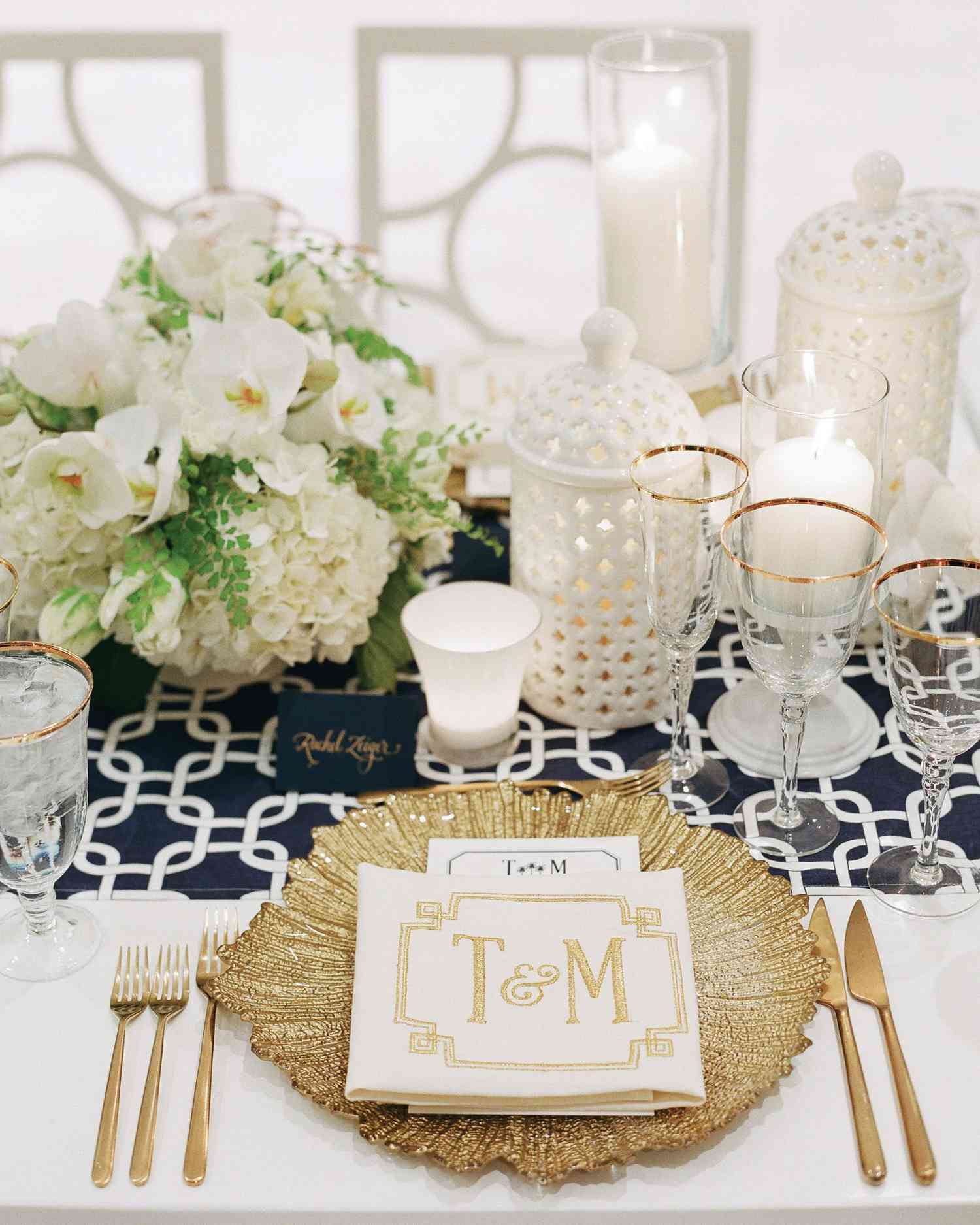Gold Place Settings