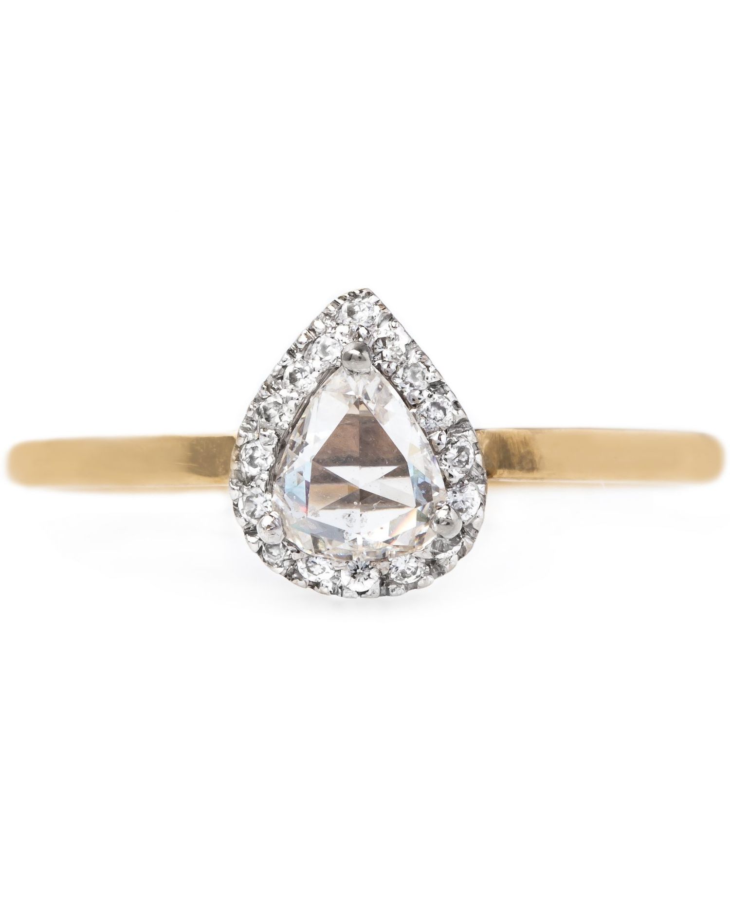 Anna Sheffield Pear-Cut Engagement Ring