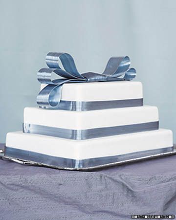 Pulled-Sugar Ribbon Wedding Cake