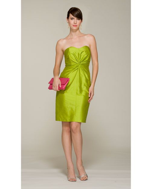 Short Green Bridesmaid Dress