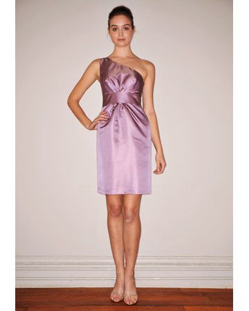 Lilac Asymmetrical Short Dress