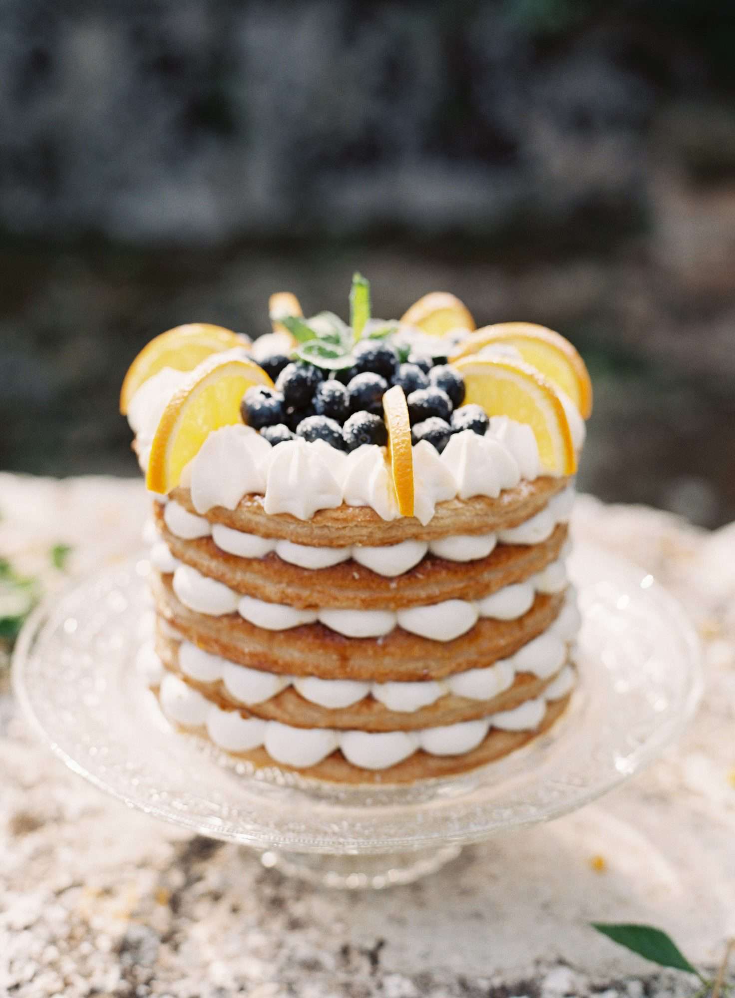 millefoglie italian wedding cake