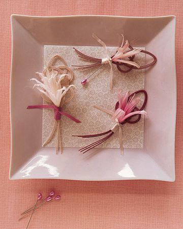 Boutonniere with Japanese Knotting