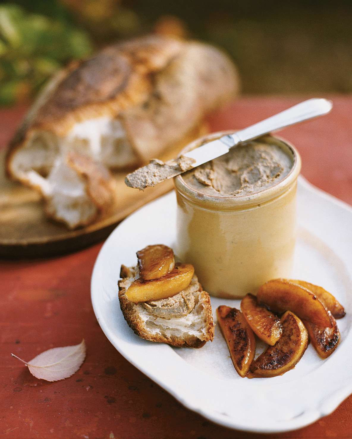 Bette's Chicken-Liver Pate with Sauteed Maple Syrup Apples