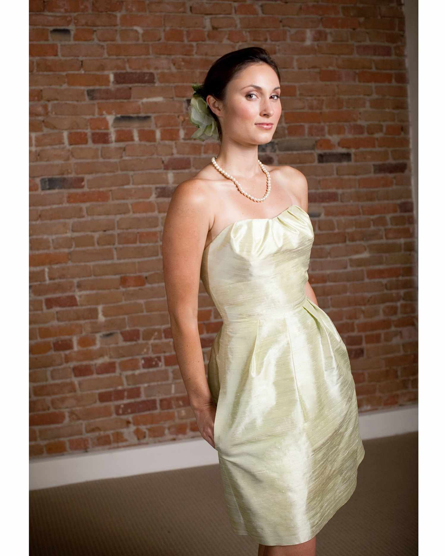 Short Light Green Bridesmaid Dress