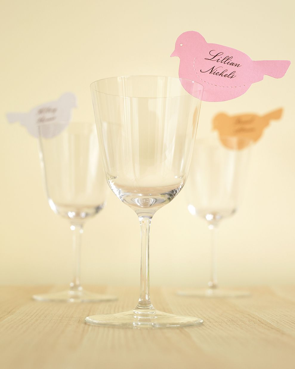 Winged Place Cards