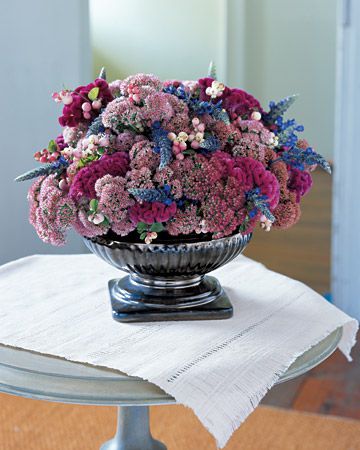 Jewel-Toned Flower Arrangement
