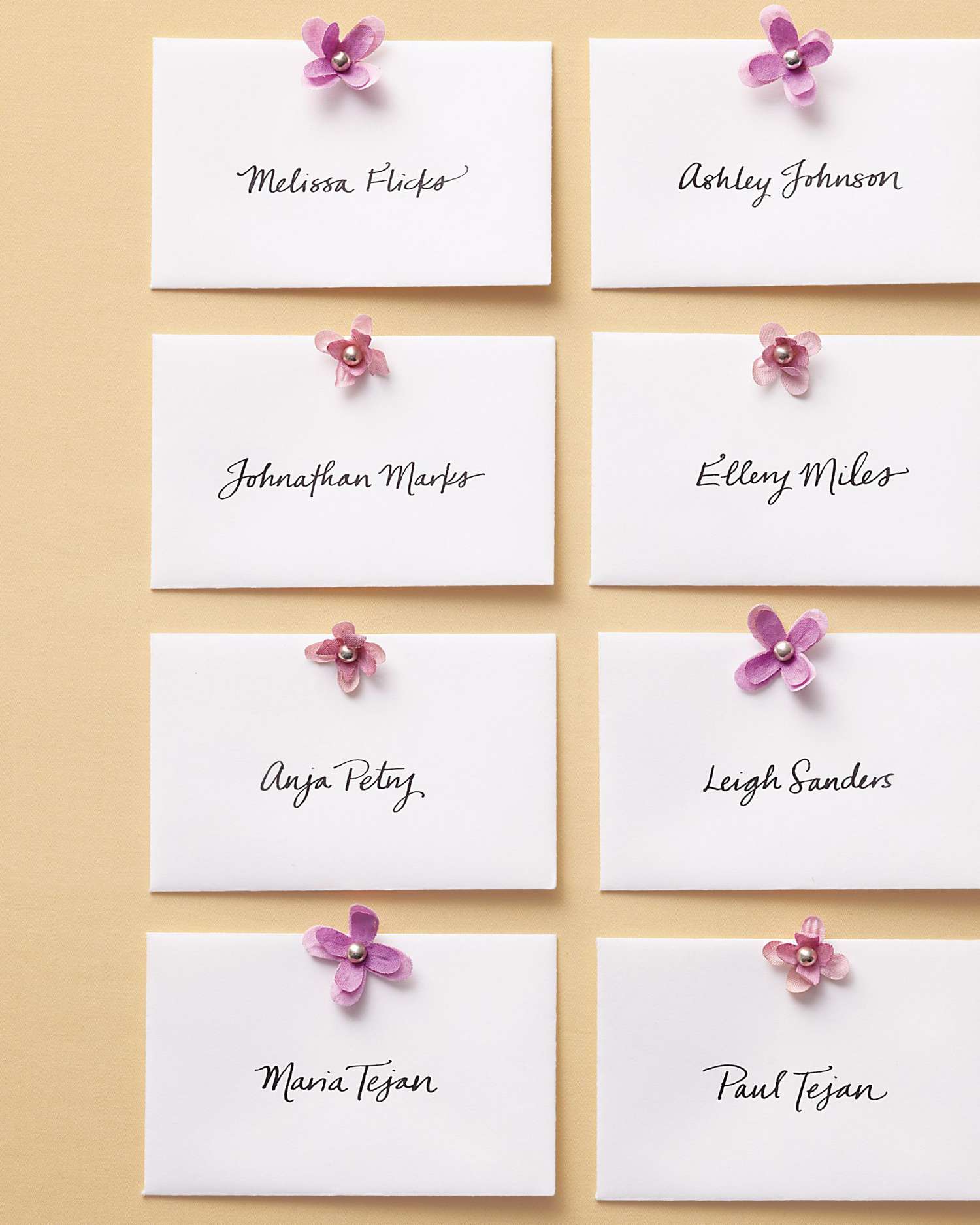 Blooming Seating Cards