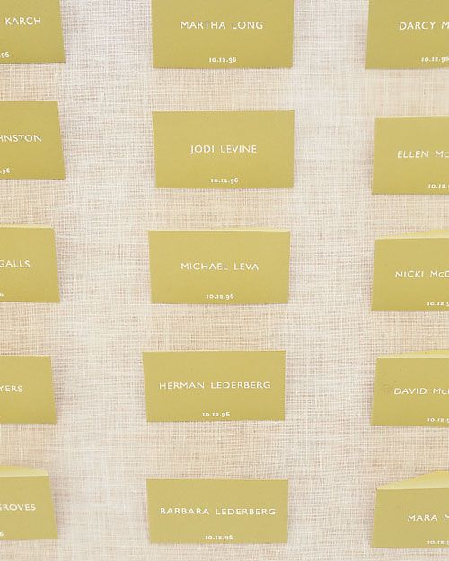 Seating Cards