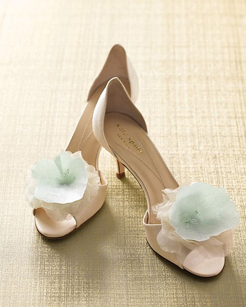 Lace Floral Shoe Clips
