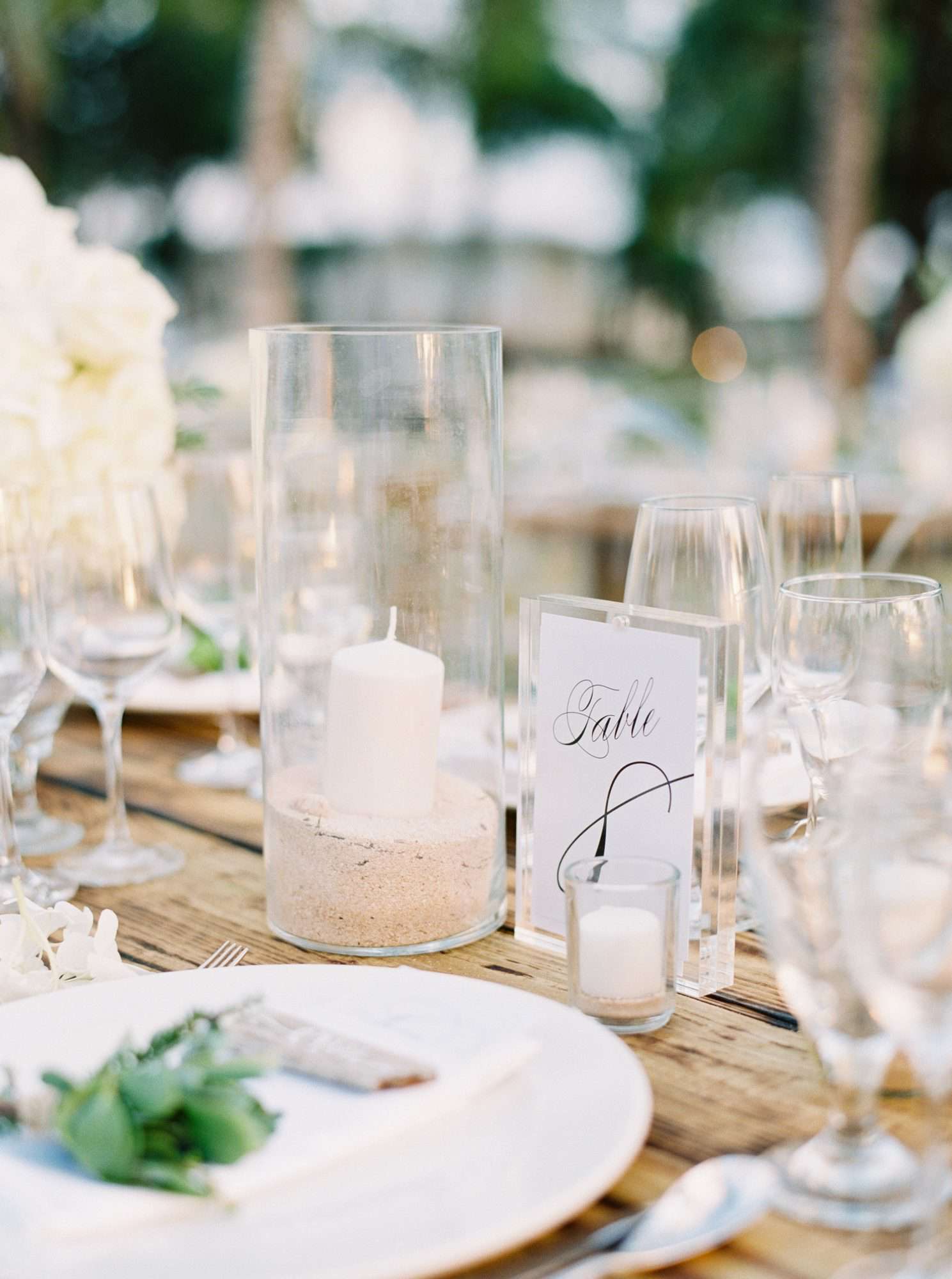 Peach, Green, and Gold Tablescape