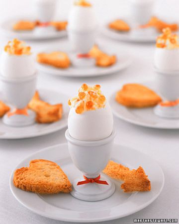 Elegant Eggs with Caviar Butter