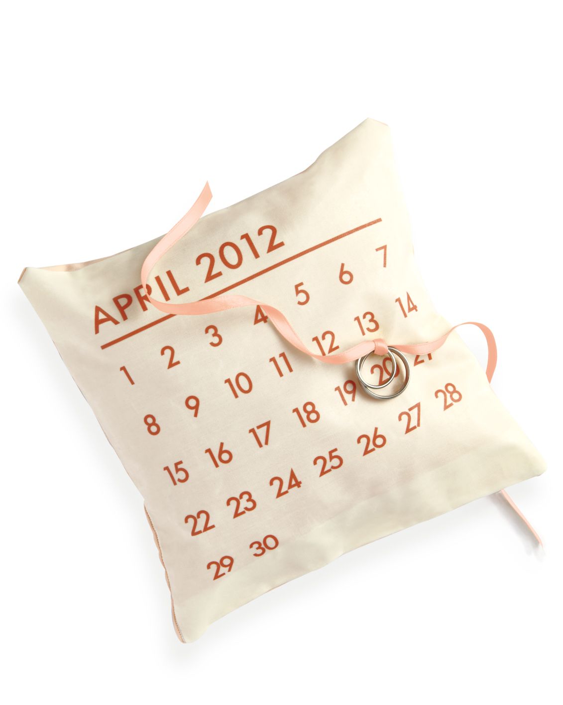 Calendar Ring Pillow