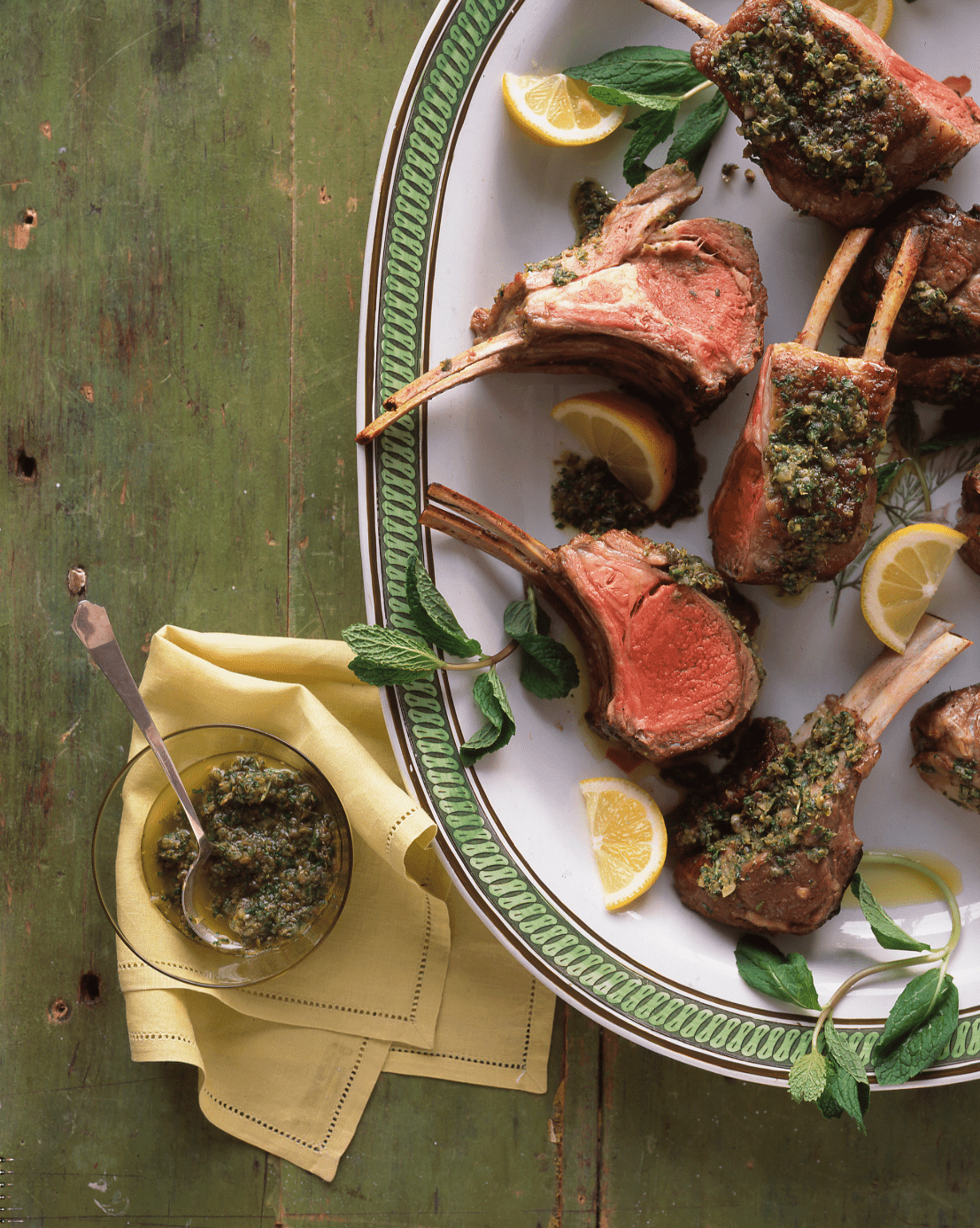Rack of Lamb with Mint and Capers
