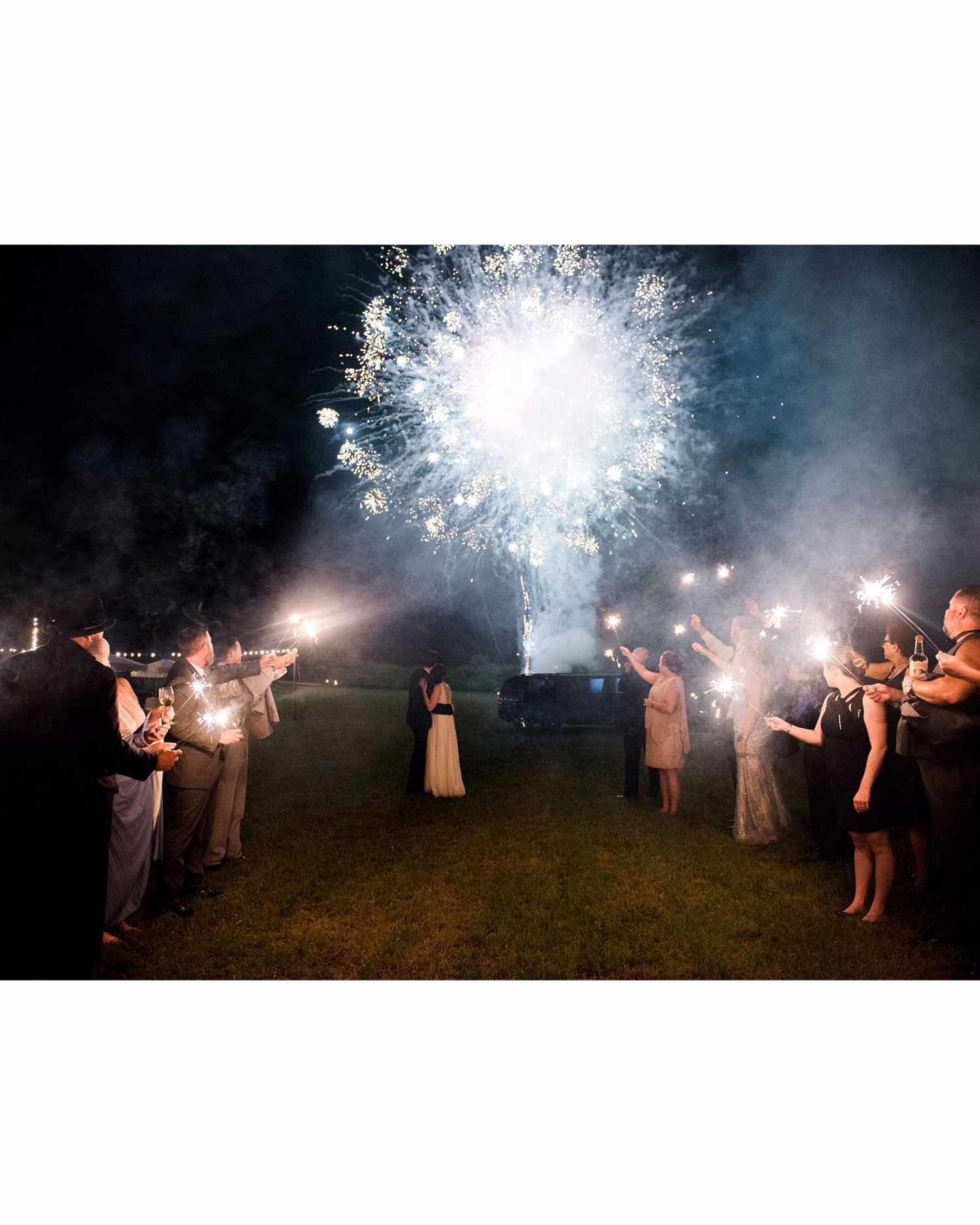 dani jackson wedding fireworks and sparklers