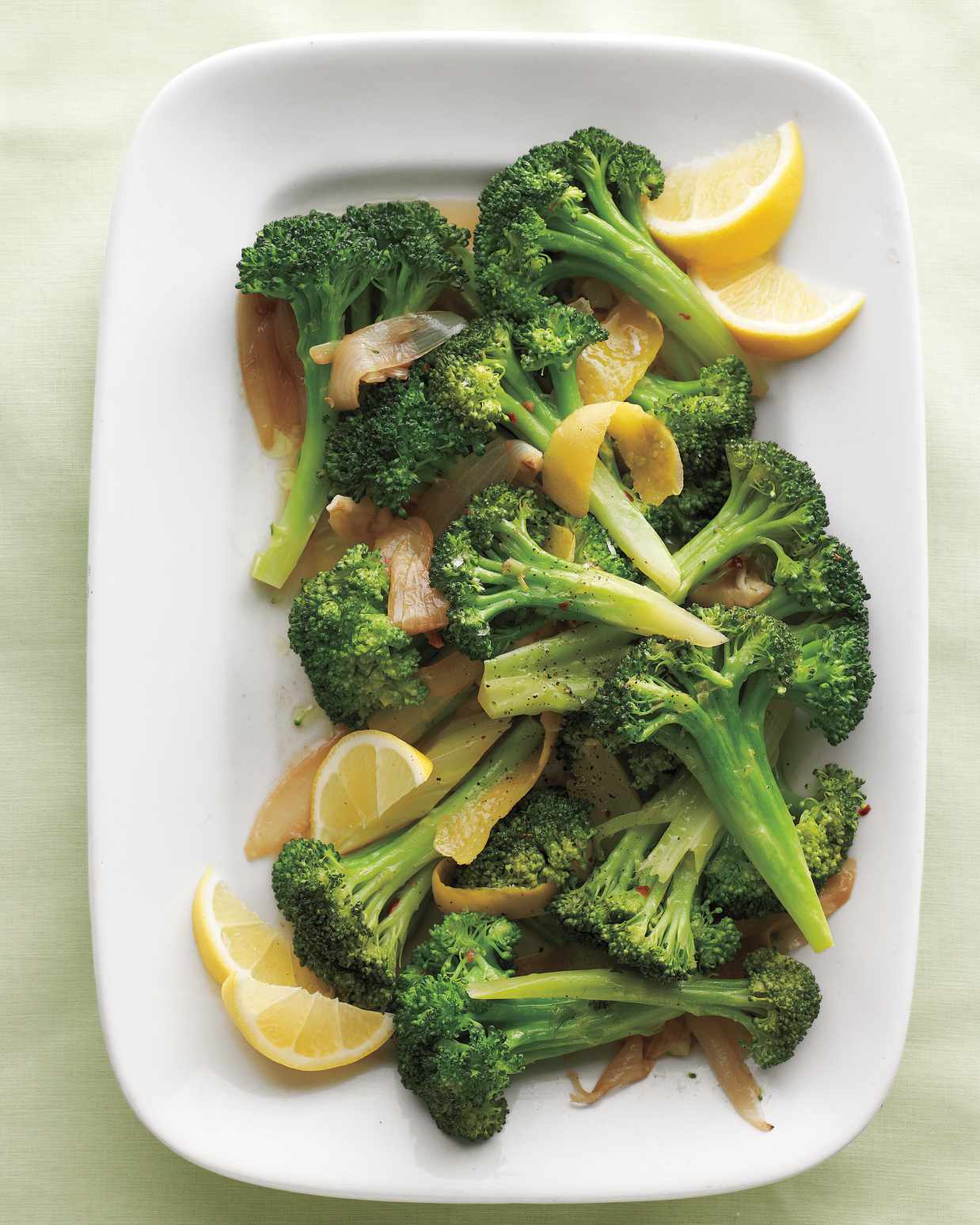 Lemony Braised Broccoli